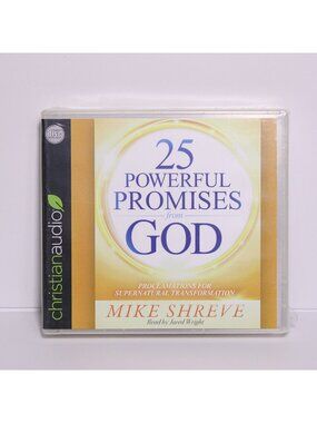 25 Powerful Promises From God: Proclamations.., Mike Shreve Audio CD Audiobook